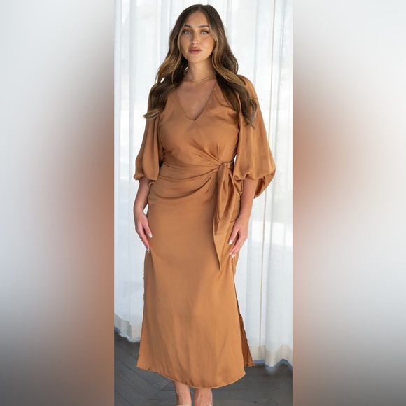 Billy J | Dresses | Billy J Meilani Dress Peach Size 6 Nwt | Poshmark